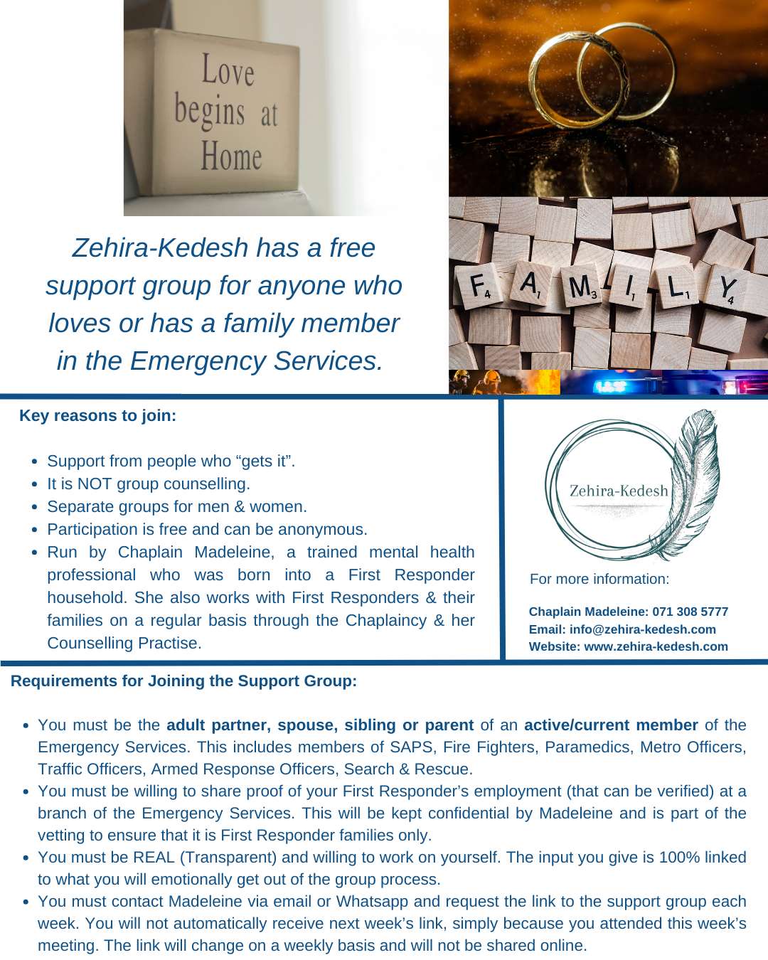 Zehira-Kedesh First Responder Family Support Group